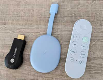 generaciones de chromecast